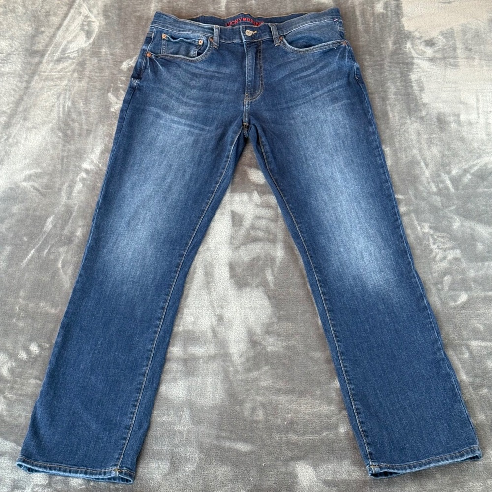 Lucky Brand Men's Jeans 223 Straight Size 34X34 Dark Wash